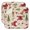 Beige Christmas Santa-1, variant on Beige Christmas Santa and Gift Pattern Dish Drying Mat for Kitchen 1 Pack, Ultra Absorbent Microfiber Dishes Drainer Mats,16x18in(41x46cm)