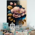 thumbnail image 2 of Designart Deep Pink Camellia Floral Design I Canvas Wall Art, 2 of 5