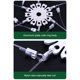 thumbnail image 3 of 6/8 anillos cangrejo Catcher Loop redondo camarón cangrejo fundido trampa anillo accesorios de pesca, 3 of 6
