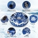 thumbnail image 4 of Trineo de nieve hinchable Tubo de nieve Trineo de nieve de 47 pulgadas para niños y adultos Tubo de Abanopi Trineo de nieve hinchable, 4 of 7