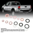 thumbnail image 4 of Air Conditioning System Gasket Seal Kit, Perfect Performance AC Compressor Port Seal Washer Kit  High Strength  for Vehicle, 4 of 7