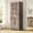 Brown, variant on UPGO 72" Tall Farmhouse Kitchen Pantry Cabinet, Large Storage Cabinet with 6 Adjustable Shelves, 4 Barn Doors & Drawer for Bathroom, Dining Room, Off White