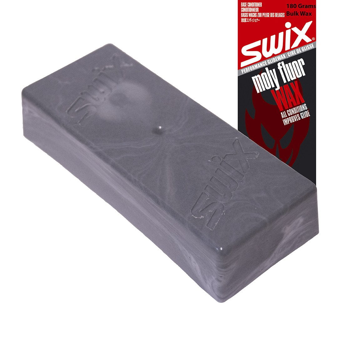 Swix Moly Fluoro Base Conditioning Wax: MB77 Black by Swix