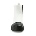 thumbnail image 6 of Journee Womens Jenie Round Toe Flat Chelsea Booties, 6 of 8