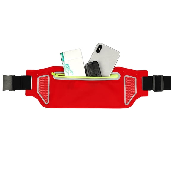 HEANUJJ Sports Pouch Fitness Ultra-Thin Waist Bag with Strong Material for Hiking Travel