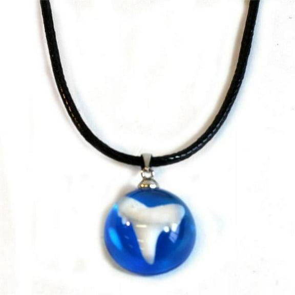 ED Speldy East OP1001 Shark Tooth Oceanic Necklace, Blue