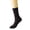 Black, variant on Winter Socks Cancer International Publicity Day Medium Compression Stockings for Women Men Outdoor Running Athletic