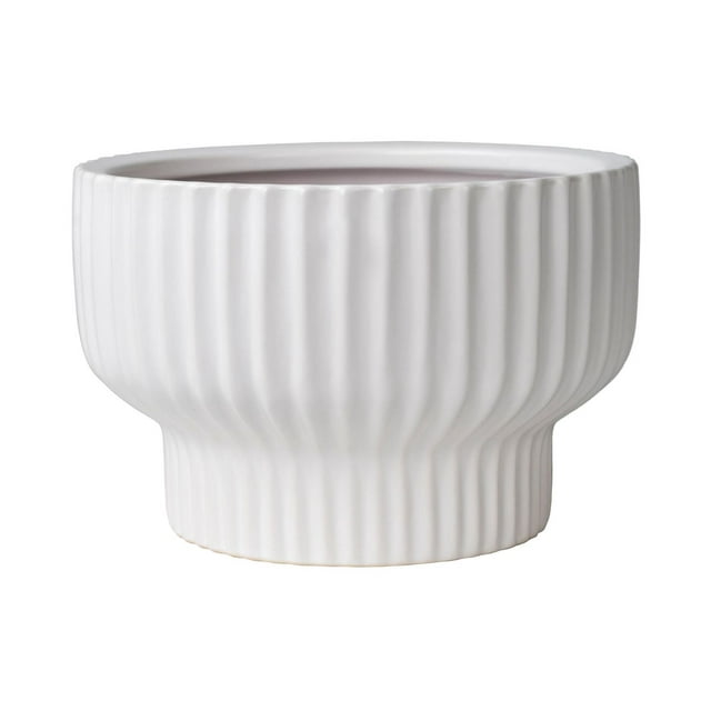 Better Homes & Gardens Céramique Cache-pot en forme de tasse de 20,3 cm-Blanc