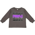 thumbnail image 3 of Inktastic Rocking The Purple for Lupus Awareness Boys or Girls Long Sleeve Toddler T-Shirt, 3 of 5