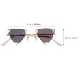 thumbnail image 2 of ADDHAT 1Ud Gafas De Sol Para Mujer Con Marco Metálico Dorado Y De Puntas, 2 of 8