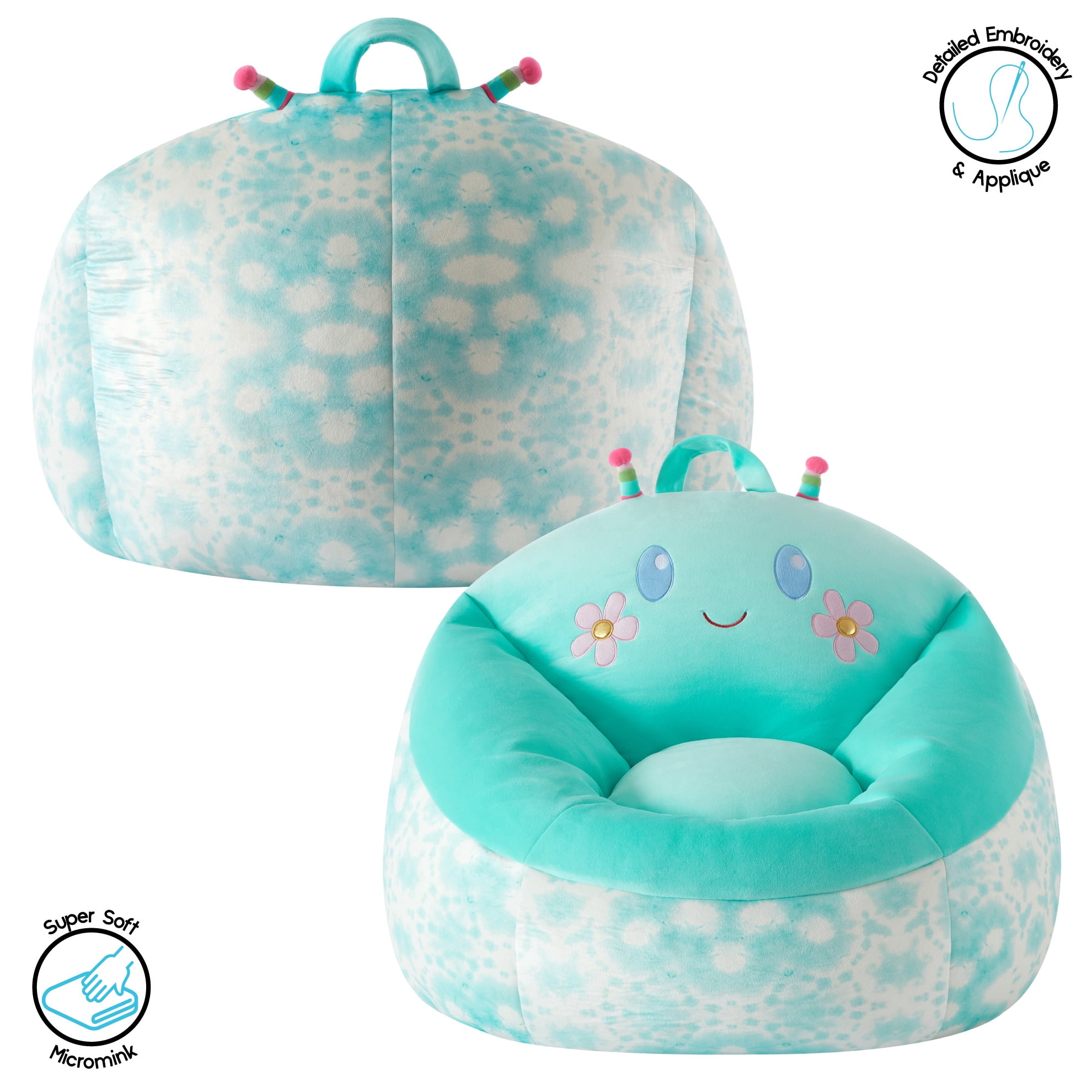 American Kids Squishy Butterfly Bean Bag Chair
