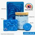 thumbnail image 2 of Mica Powder Pigment “Ocean Blue” (25g) Multipurpose DIY Arts and Crafts Additive | Woodworking, Epoxy, Resin, Natural Bath Bombs, Paint, Soap, Nail Polish, Lip Balm (Ocean Blue, 25G), 2 of 4
