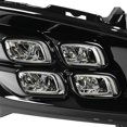 thumbnail image 4 of Fog Light LED 4 Eyes Glossy Black For 11-13 Kia Optima SX Foglight Lamps Bezels, 4 of 7