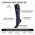 thumbnail image 2 of Pofeuu Space Dinosaur Print Compression Socks for Women & Men Circulation - Best Support for Nurses,Running,Athletic,Sports, 2 of 7