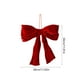 thumbnail image 3 of CREATITOY Christmas Velvet Bow Ornaments - Festive Hanging Bows for Christmas Tree Branches Holiday Decor, 3 of 6