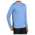 thumbnail image 4 of Mens Lightweight Tall Long Sleeve PosiCharge Polyester Competitor Tee Carolina Blue XLT, 4 of 8