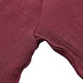 thumbnail image 3 of Nuevo Vestido Vintage Femenino Dobladillo Irregular Hem Casual Boho Suelto Largo Maxi Vestidos Tomshoo Borgoña XXXXL, 3 of 7