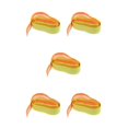 thumbnail image 1 of Transemion Anti Slip Racket Roll Tennis Handle Grip Wrap Tape Fluorescent Yellow 110x2.5x0.2CM 5Set, 1 of 6