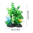 thumbnail image 4 of Artificial Aquatic Plants for Aquarium, Plastic Fake Seaweed and Lotus Flower Fish Tank Decor, Realistic Greenery for Freshwater and Saltwater Tanks, Easy to Clean and Fish Safe, 4 of 7