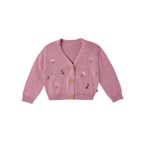 Modern Moments by Gerber Toddler Girl Embroidered Cardigan