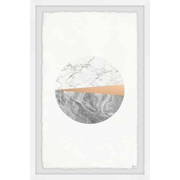 Marmont Hill Pink Sliver Ii By Eyre Tarney Framed Wall Art, 8.00" x 1.50"