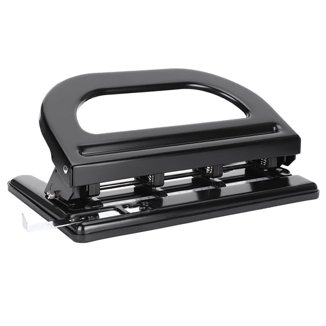 4 Hole Paper Puncher Adjustable 30 Pages Manual Punching Tool for School Office Stationery