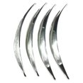 thumbnail image 4 of yotijay 4Pcs Generic Car Wheel Eyebrow Arch Trims Convenient Mudguards Flaring Protector, 4 of 8