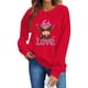 thumbnail image 5 of TaTaai Hoodies Shirts for Women Early Fall Long Sleeve Tops Vintage Graphic Outfits Tops Fashion Pullover Tees Gift, 5 of 6