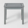 thumbnail image 5 of Walker Edison 20" Simple Outdoor Wood Patio End Table in Gray Wash, 5 of 5