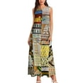 thumbnail image 3 of Mahjong Collage Long Dress dresses for wom cute dress prom clothes Woman clothes Dress, 3 of 7