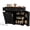Black, variant on Furnibear Wooden Trash Cabinet for Kitchen with Soft-Close Door with 2 Drawers for Dining Room Entryway - White