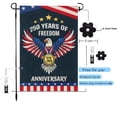 thumbnail image 3 of 250th Anniversary Flag Doubleside Linen 250 Years of Freedom Flag with Eagle 1776-2026 Patriotic Flags Outdoor Lawn Garden Decor 30x45cm, 3 of 6