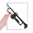 thumbnail image 1 of Horn Carnet de Notes Musique Classique Vitalité Sons Journal Rechargeable Papeterie, 1 of 3