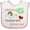 White and Pink, variant on Inktastic Someone in Pennsylvania Loves Me Boys or Girls Baby Bib