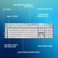 thumbnail image 3 of Restored G915 X LIGHTSPEED Wireless Low Profile Gaming Keyboard - White, 3 of 4