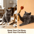 thumbnail image 5 of BESTSKY 2026 New Cat Toy Snap Sequins Hands-Free Hanging Simulation Caterpillar Cat Toy Amusement for Indoor, Living Room, Bedroom, Playroom, 5 of 7
