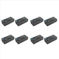 thumbnail image 1 of 8X 2 Port POE Extender 10/100Mbps with IEEE 802.3Af Standard Input/Output for IP Camera Extend 100 Meters for POE Range,8 x 2 Port POE Extender,Black, 1 of 8