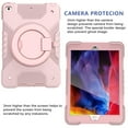 thumbnail image 4 of ELEHOLD Rugged Case for iPad 9th/8th/7th Generation 10.2"(2021/2020/2019),Three-Layer Protection PC+Silicone Case with Folding Handle Grip 360° Rotatable Kickstand Shoulder Strap Shockproof Case,M, 4 of 8