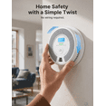 thumbnail image 4 of X-Sense Smoke and Carbon Monoxide Alarm Combo, 10-Year Battery Powered Detector, UL 217 & UL 2034 Certified, SC07, 5-Pack, 4 of 8