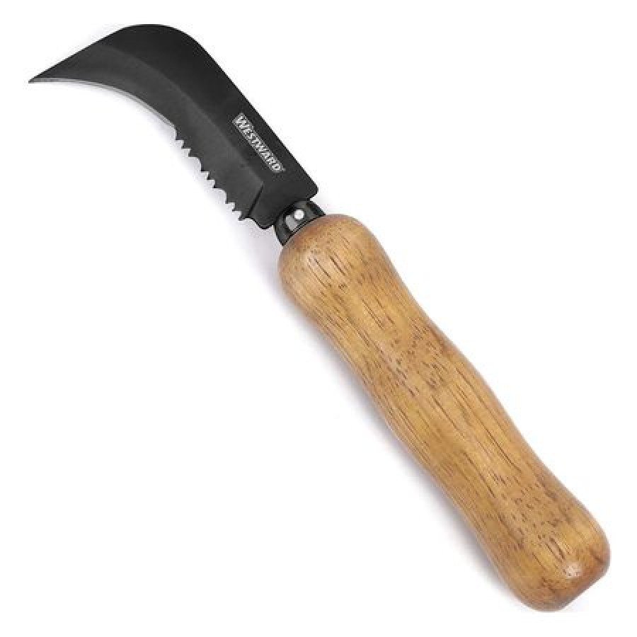 WESTWARD 19G960 Linoleum Knife, Serrated Edge, For Cutting Linoleum And Vinyl Tile