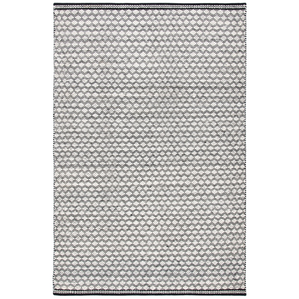 thumbnail image 7 of SAFAVIEH Kilim Mary Diamond Area Rug, Black/Ivory, 4' x 6', 7 of 7