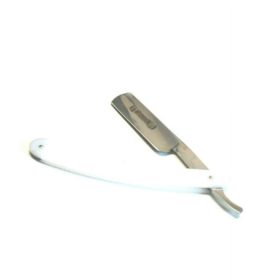 White Professional HASHIR Mens Classic Straight Razor