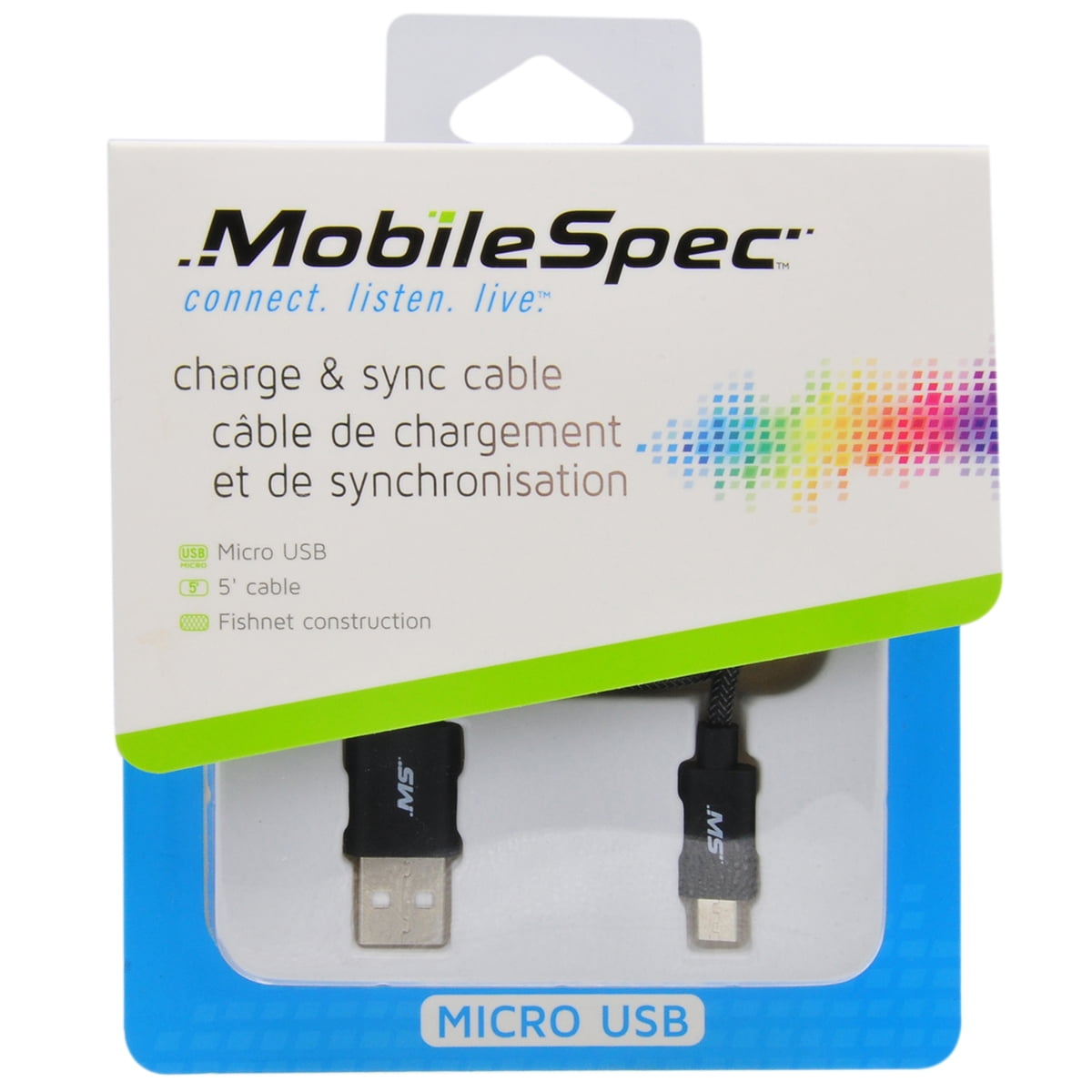 MobileSpec 4ft Micro to USB Cable