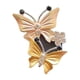 thumbnail image 3 of Clip de perfume para coche con diseño de mariposa y diamantes de imitación para rejilla de ventilación de coche para niñas Amarillo, 3 of 9