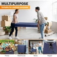 thumbnail image 3 of 12 Moving Packing Blankets 80 x 72 Inches (35 lb/dz) Heavy Duty Moving Pads for Protecting Furniture Professional Quilted Shipping Furniture Pads (Dark Blue 12PCS), 3 of 9