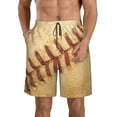 thumbnail image 1 of Balery Vintage Baseball Traje de Baño Estilo Hawaiano para Hombre, Shorts de Secado Rápido con Bolsillos-3X-Large, 1 of 6