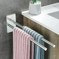 thumbnail image 5 of Tyidzon Towel Racks for Bathroom Wall Mounted 16 Inch Stainless Steel Heavy Duty Bathroom Towel Rack for Bathroom, Home Decor Towel Rod, Silver, 5 of 6