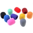 thumbnail image 2 of OULII Assorted Color Handheld Microphone Windshield Cover Durable Foam for Karaoke and Conferences, 2 of 7