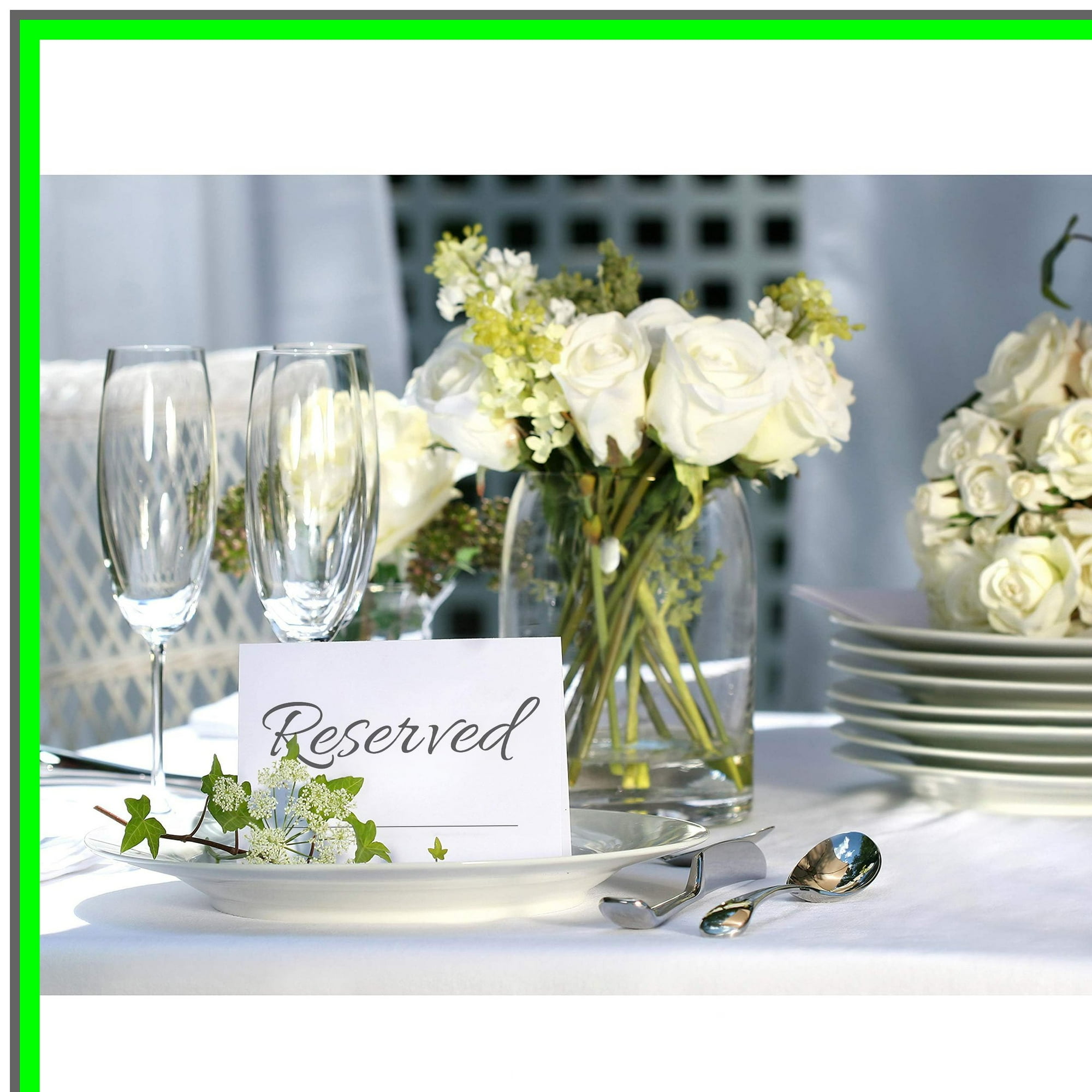 Reserved table cards discount
