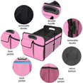 thumbnail image 5 of SUMMIT-Trunk Organizer, Collapsible Trunk Organizers and Storage, Car Accessories for Women and Men, Multi-Compartment Trunk Storage Organizer for SUV, Car, Mini-Van, Pink, 5 of 16